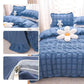 [Excellent Value] Icy Seersucker Summer Cool Quilt Lace 4-piece Set🔥
