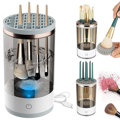 Hot Sale 49% OFF!!⚡50K+ SOLD!🔥🔥Automatic Makeup Brush Cleaner Machine
