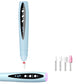 💅✨ 2-i-1 Elektrisk Nagelfil med UV-lampa – Bärbar, Trådlös, För Permanent Salongsmanikyr Hemma 💖🔋