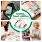 💊 A8 Waterproof 14 Color-Coded Pill Pouches Organizer – Portable Binder-Style Weekly Travel Medicine Storage Case for Pills, Vitamins & Supplements
