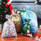 🎁50% RABATT NU! Premium Julklappspåsar med Snoddar – Återanvändbara Julpåsar, Tomtmönster Godispåsar för Festfavoriter & Julklappsinpackning