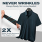 🔥Men’s Casual Lapel Breathable Wrinkle-free T-shirt - BUY 2 FREE SHIPPING