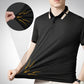 🔥Today 48% off🔥Men's Stretch Ice Silk Short Sleeve Lapel T-shirt