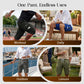 Men's Casual Drawstring Capri Cargo Pants