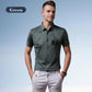 Men's Business Ice Silk Short Sleeves Button Down Shirt