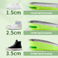 Comfortable Insoles with Air Cushion and Height-Increasing Effect