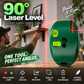 🔥2026 HETASTE NYHET🔥💞 ÖVER 50 000 SÅLDA! 📐 Infrarött laserpass med 90° rät vinkel. Snabb och exakt horisontell & vertikal laserlinje, perfekt för montering, målning och kakelsättning. Lättanvänd, kompakt och stabil. Få raka linjer utan krångel! ✨