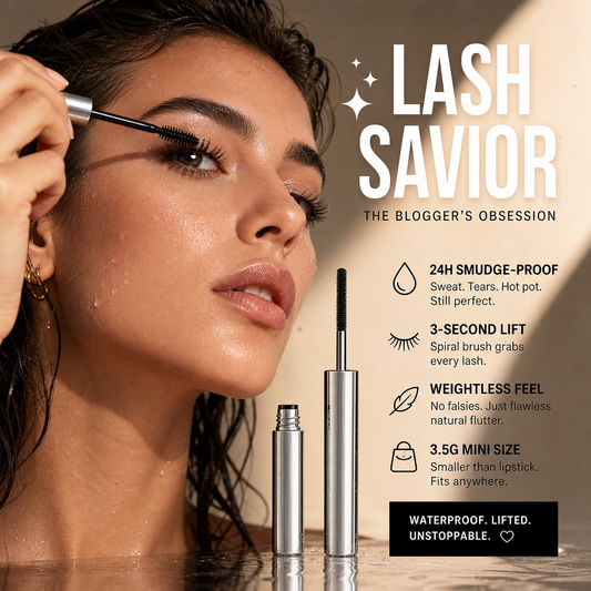 💐🔥Buy 1 Get 1 Free 💥💦 Waterproof Curling & Lengthening Mascara ✨