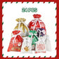 🎁50% RABATT NU! Premium Julklappspåsar med Snoddar – Återanvändbara Julpåsar, Tomtmönster Godispåsar för Festfavoriter & Julklappsinpackning