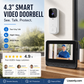 🔔 LIMITED-TIME 50% OFF! ✨ Smart Video Doorbell with 4.3" Display – Two-Way Audio, Night Vision, Wide Angle 🏠