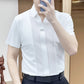 Summer Business Casual Patchwork Shirt