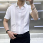 Summer Business Casual Patchwork Shirt