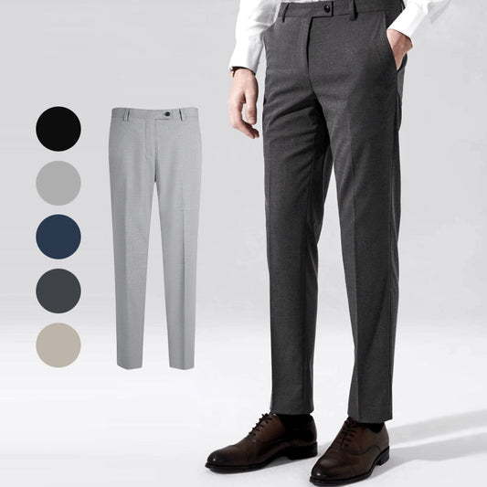 🔥Buy 2 Free Shipping🔥Italy Naples Style Business Casual Suit Trousers with Adjusting Elastic Band