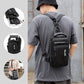 Men's Sling Bag Backpack with USB Charging Port