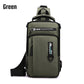 Men's Sling Bag Backpack with USB Charging Port