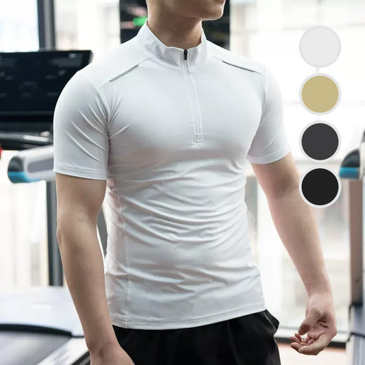 Quick Dry Breathable Slim Fit Stretchy Athletic T-Shirt