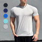 Sporty Quick-Dry T-Shirt for Plus Size Men