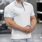 🔥Buy 2 Free Shipping🔥Quarter Zip Muscle T-Shirt for Men