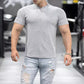 🔥Buy 2 Free Shipping🔥Quarter Zip Muscle T-Shirt for Men