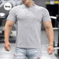 🔥Buy 2 Free Shipping🔥Quarter Zip Muscle T-Shirt for Men