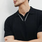 Men’s Shirt Collar Solid Color Summer Tops