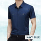 Men's Ice Silk Business Short-Sleeved Shirt