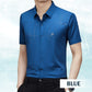 Men's Ice Silk Business Short-Sleeved Shirt