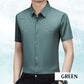 Men's Ice Silk Business Short-Sleeved Shirt