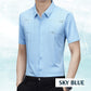 Men's Ice Silk Business Short-Sleeved Shirt