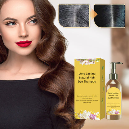 🔥Hot Sale For 50% OFF🔥Buy 2 Get 1 Free💆‍♀️Long Lasting Natural Hair Dye Shampoo✨