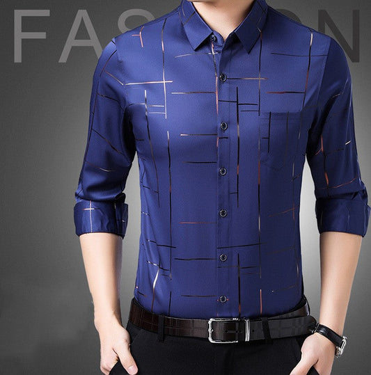 🌲Christmas Sale 50% OFF🌲Men's Thin Iron-free Shirt