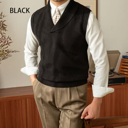 🔥Big Sale 50% OFF🔥 Men's Slim Fit Elegant Knit Vest