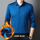 🌲Christmas Sale 50% OFF🌲Men's Solid Color Plush-Lined Shirt