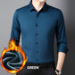 🌲Christmas Sale 50% OFF🌲Men's Solid Color Plush-Lined Shirt