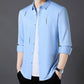 Men's Stylish Thickened Seamless Lapel Shirt