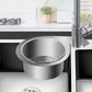 🛒50% RABATT NU! 🦢Svanformad korg i rostfritt stål för diskbänk – Praktisk silkorg för köksavfall & diskning 🧼✨