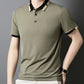 🔥Today 48% off🔥Men's Stretch Ice Silk Short Sleeve Lapel T-shirt
