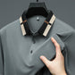 🔥Today 48% off🔥Men's Stretch Ice Silk Short Sleeve Lapel T-shirt