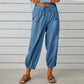 🔥Big Sale 50% OFF🔥Women's Capri Pants Wide Leg Drawstring👖