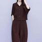 Women's Vintage Relaxed Fit Two-Piece Set