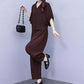 Women's Vintage Relaxed Fit Two-Piece Set