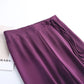 Women's Ankle-Length Chiffon Wide-Leg Pants