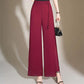Women's Ankle-Length Chiffon Wide-Leg Pants