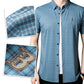 Men's Casual Plaid Short Sleeve Shirt👕
