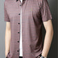 Men's Casual Plaid Short Sleeve Shirt👕