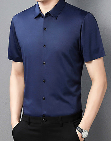 ⏰2026 NEW YEAR SALE 🔥 Men's High Quality Ice Silk Short Sleeve Shirts
