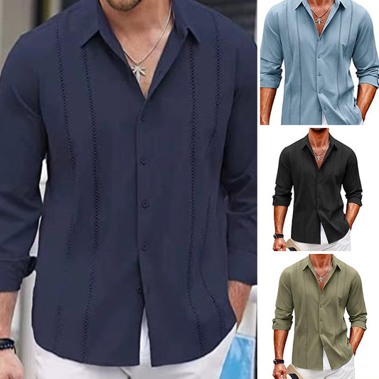 ✈️Buy 2 Freeshipping🛒 Men's single colour long sleeve top