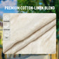 Men’s Casual Double-Breasted Cotton-Linen Cardigan