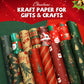 Vintage Christmas Kraft Paper for Gifts & Crafts