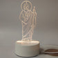 Jesus 3D Night Lamp & Religious Gifts